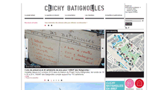 Desktop Screenshot of clichy-batignolles.fr